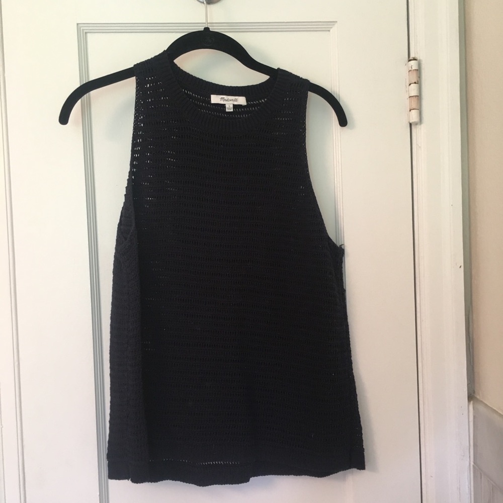 Madewell mesh sweater tank